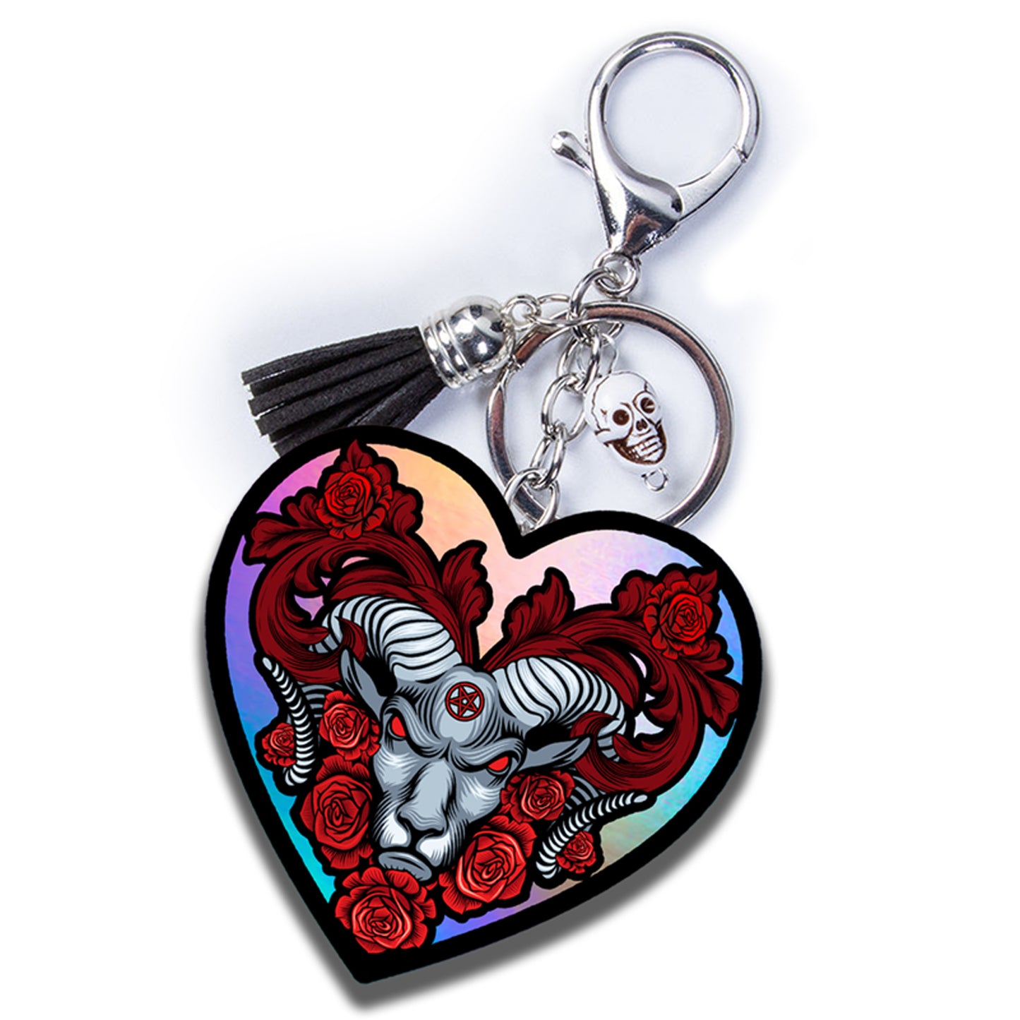 SHES THE DEVIL Holographic keychain