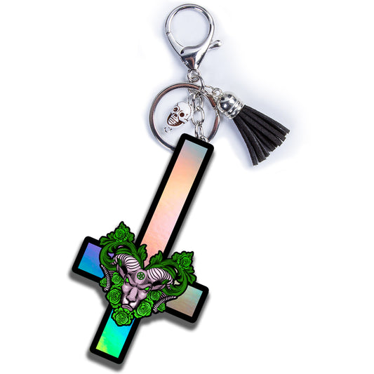 THE DEVIL HERSELF Holographic keychain